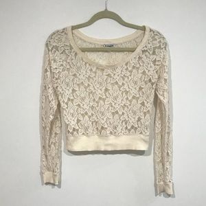 Express Lace Crop Top